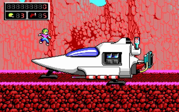 Commander Keen - The spaceship of the genius kid