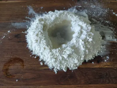flour volcano