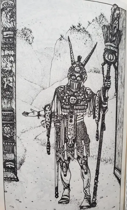 Soldier from Sorcery! series of books - Art by John Blanche