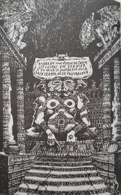Art by John Blanche - Sorcery and Double Game books