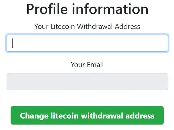 Where the address can be change