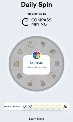 fold daily spin