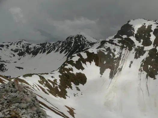 on top of Piz Mez, view towards North