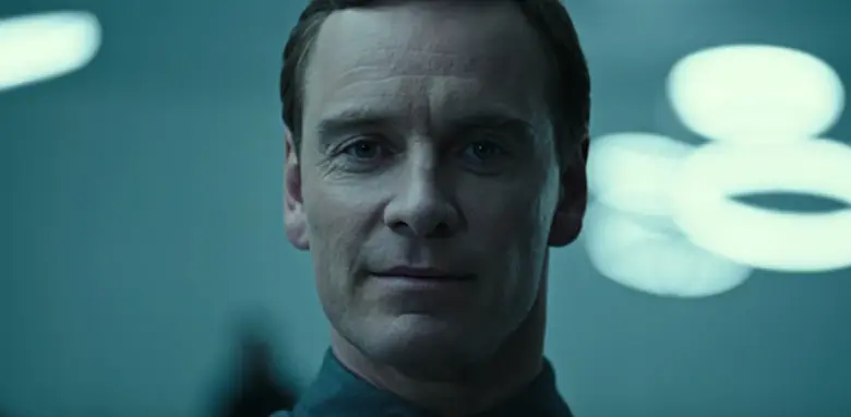 David, self-aware creative robot, played by Michael Fassbender in the movie Prometheus