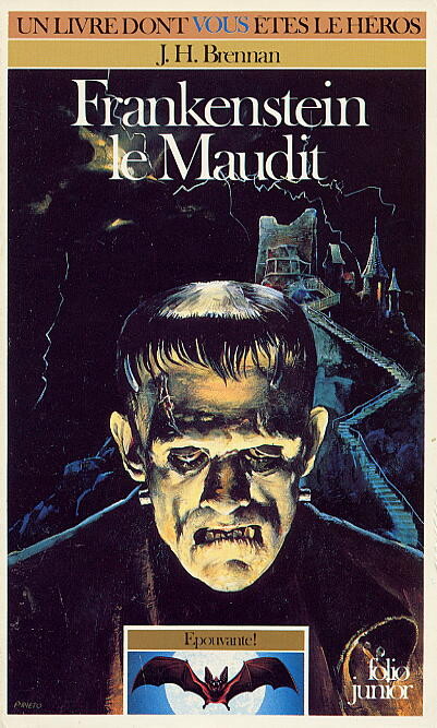 The Curse of Frankenstein - French: Frankenstein le Maudit (book cover)