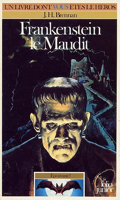 The Curse of Frankenstein - French: Frankenstein le Maudit (book cover)