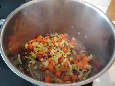 vegetables cook