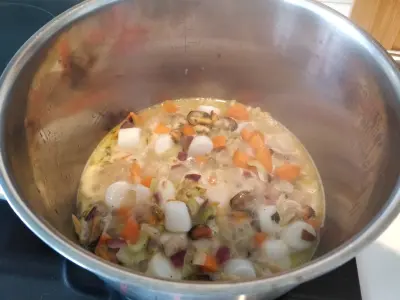seafood added