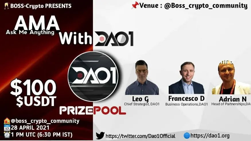 AMA #1: DAO1 on BOSS Community