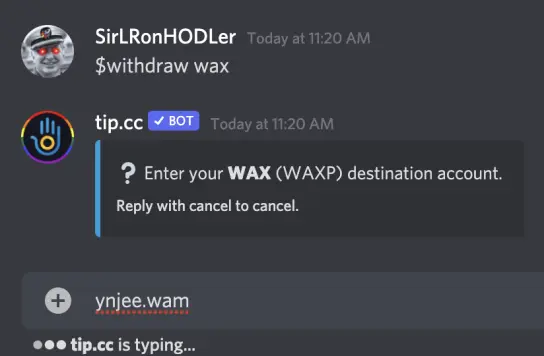 withdraw script