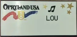 Opryland name tag