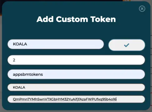 entered info