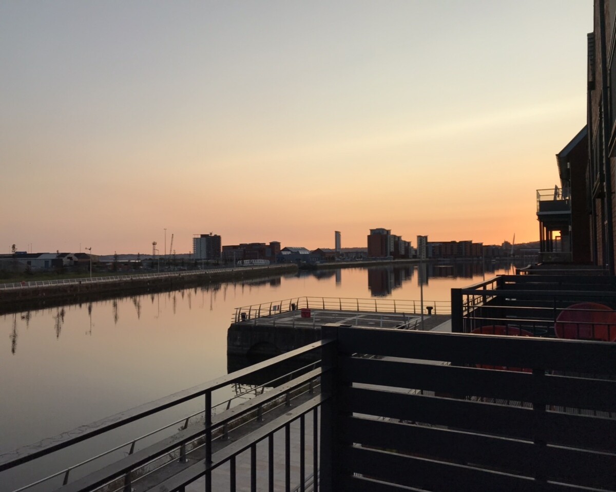 Calm waters at Swansea