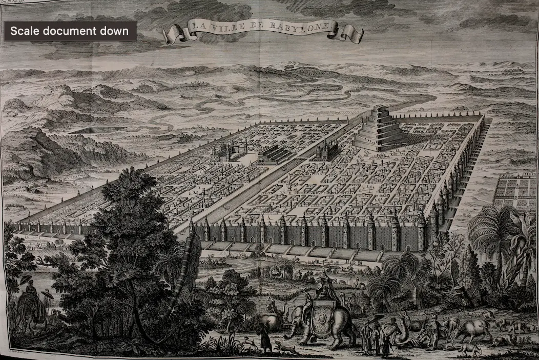 Babylon Engraving