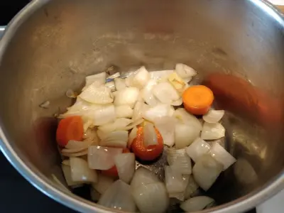 vegetables cooking
