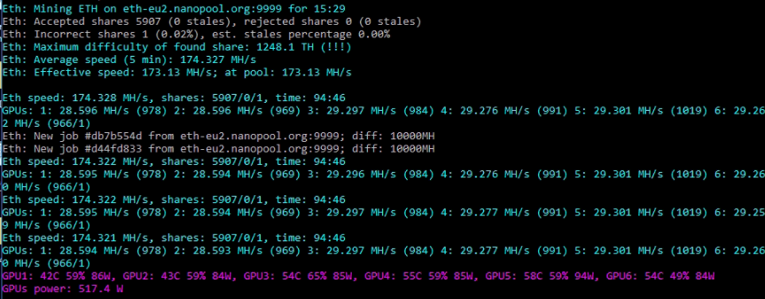 phoenix-miner command line