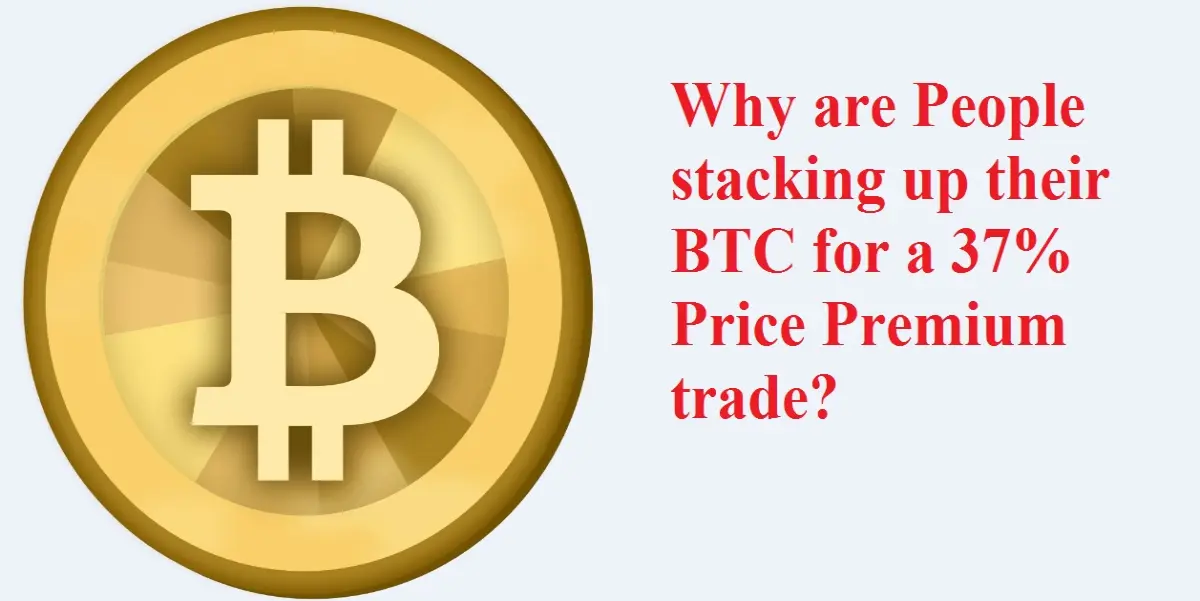 Trade BTC at 37% higher price