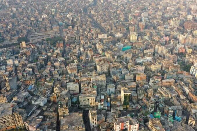 Dhaka- Densely populated