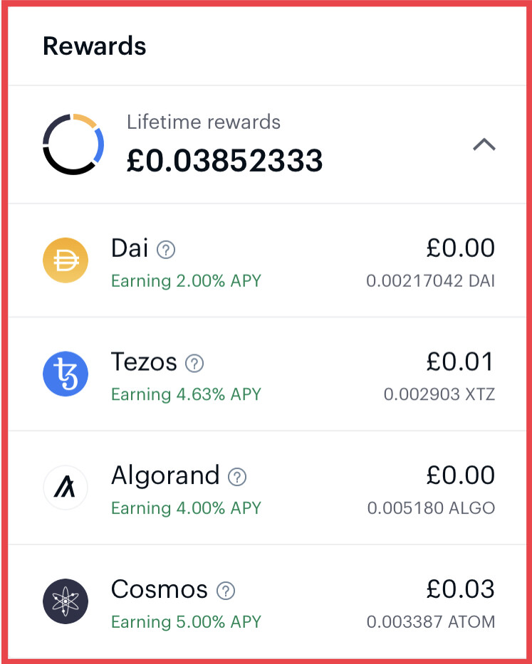 Coinbase rewards