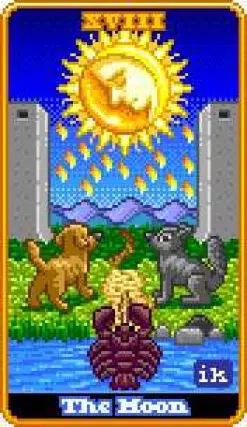 The Moon Tarot 8-bit