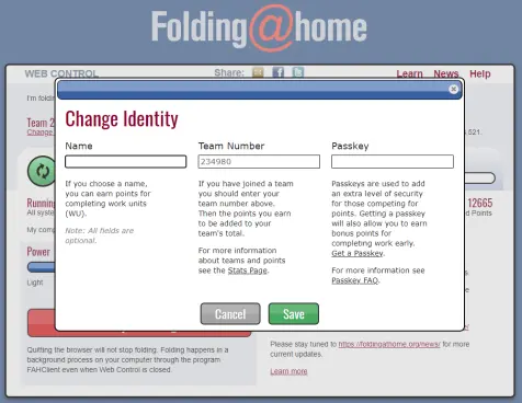Figure 10. Change ID in Web Control.