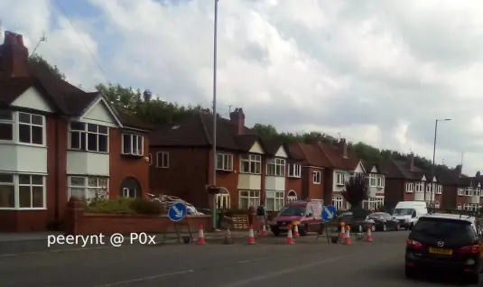 Semi detached houses in East Didsbury, Manchester, UK