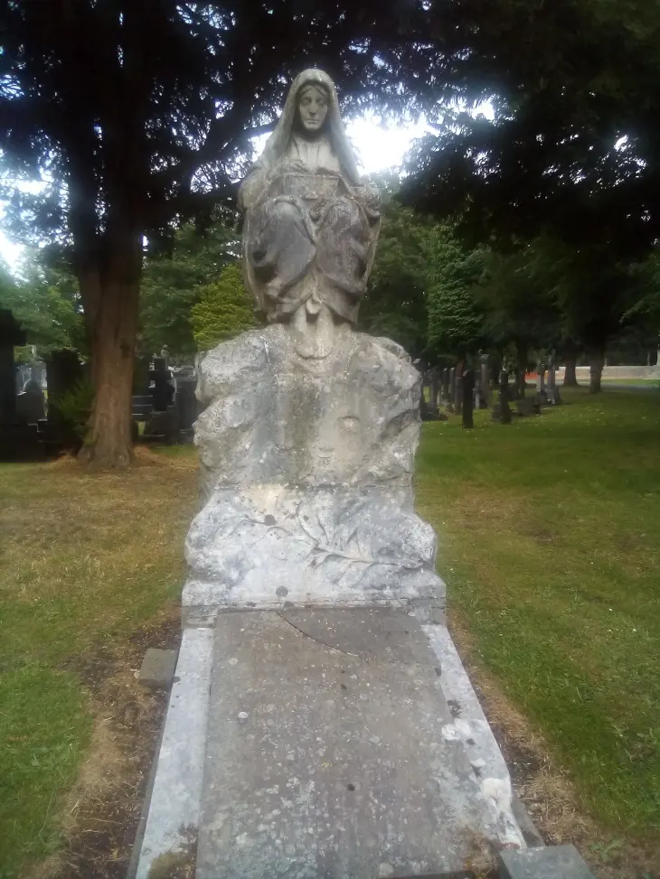 A monument in Southern Cemetery, Manchester, UK