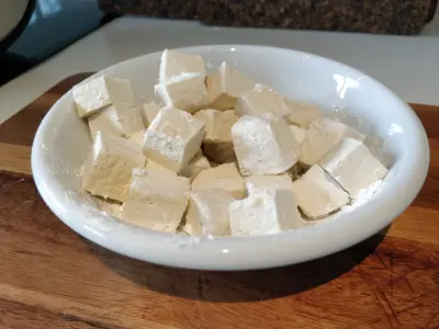 tofu dusted
