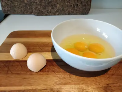 eggs cracked