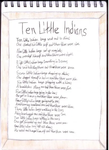 Ten Little Niggers