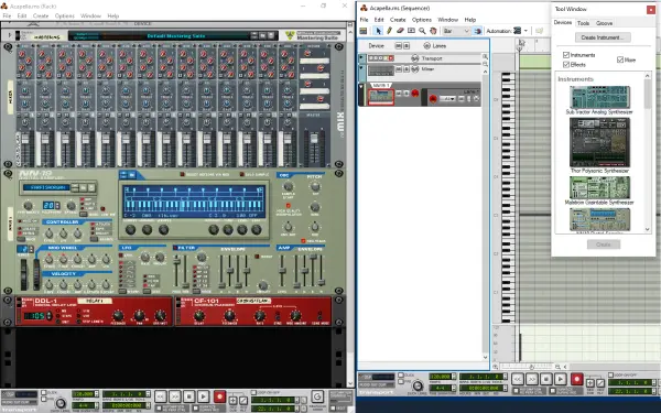 Reason 4.0 - Editing the samples to get the effects chain right
