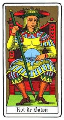 The King Of Wands Tarot Card