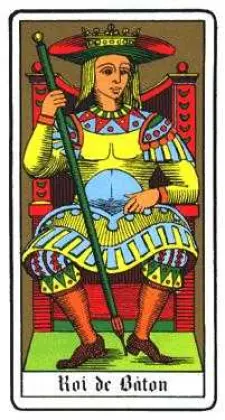 The King Of Wands Tarot Card