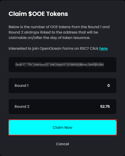 claim now button