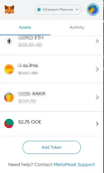 OOE metamask