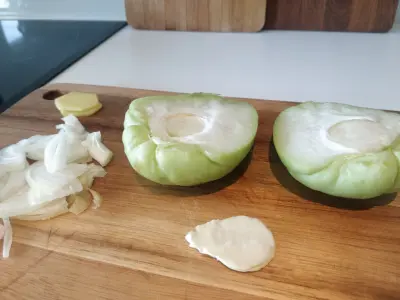 chayote pitted