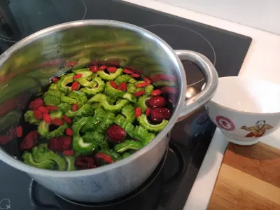 in pot