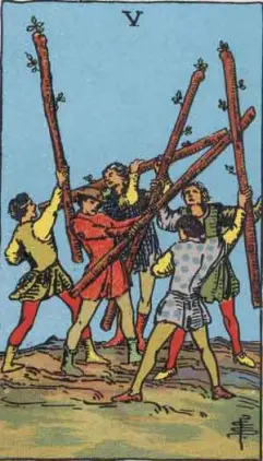 5 Of Wands