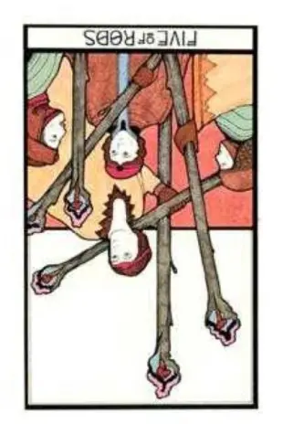 5 Of Wands Reversed