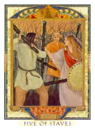 5 Of Wands Love