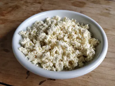 crumbled tofu
