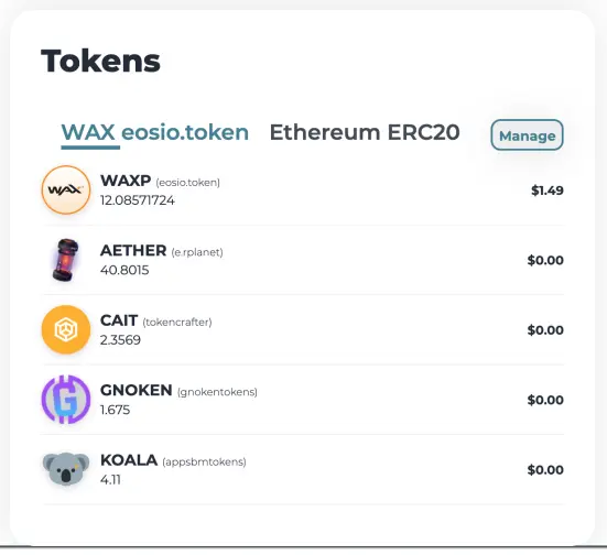 All tokens!