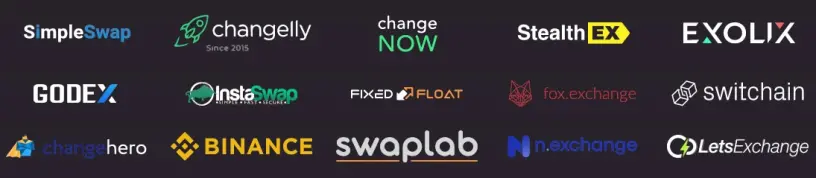 SwapSpace Prtner List