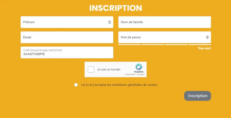 Inscription sur Whalinvest