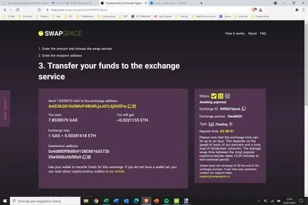 swap space