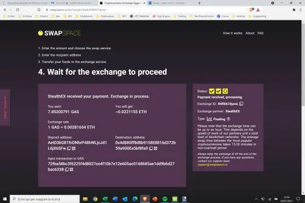 swap space