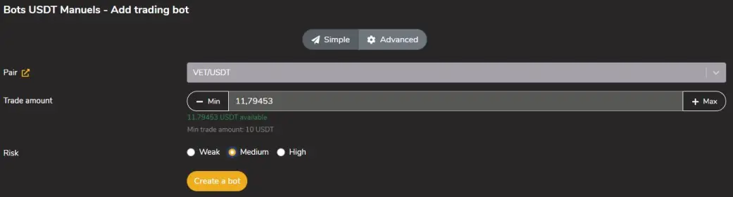 Add a custom bot (simple interface)