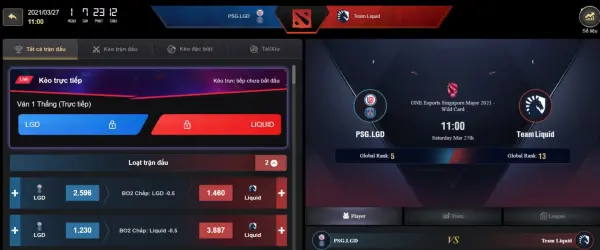 Esports UX screen grab