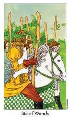 6 Of Wands Upright