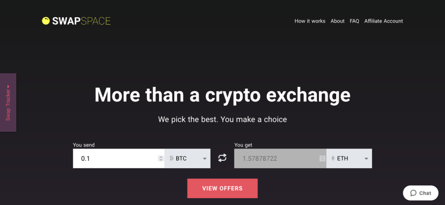 swap crypto monnaies swapspace.co